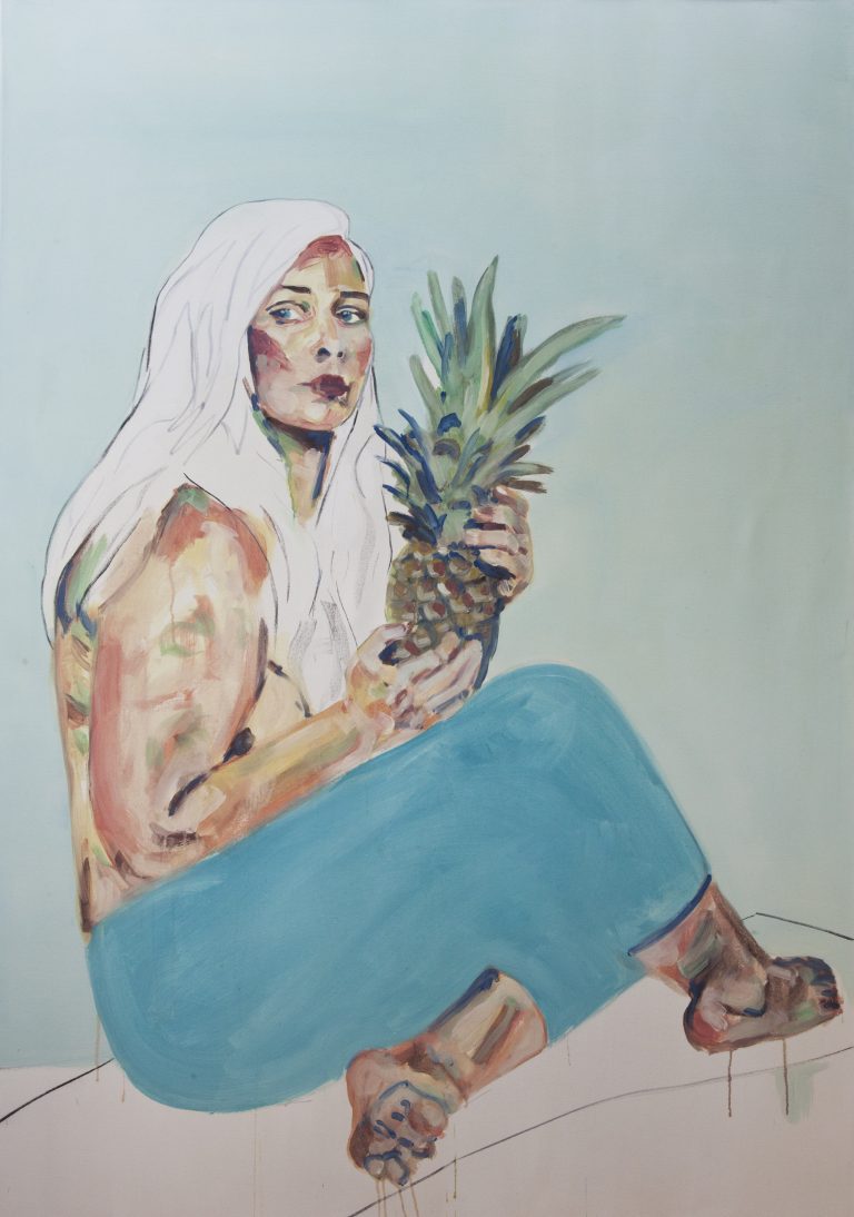 selfportrait with pineapple